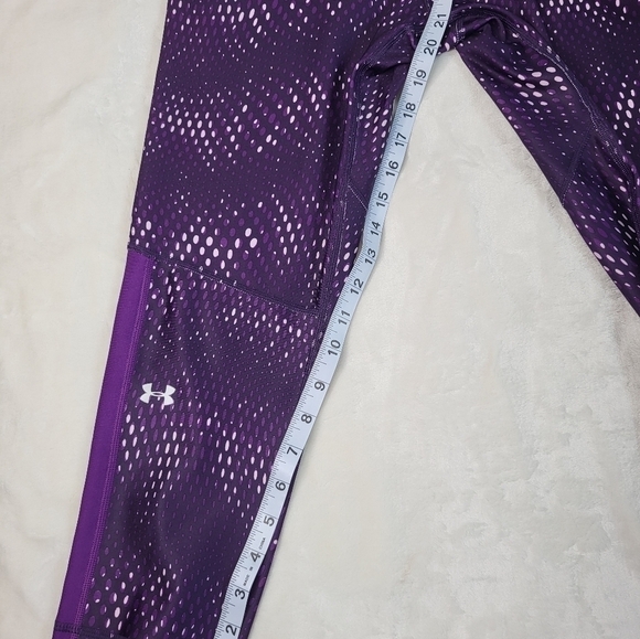 UNDER Armor Compression Heat Gear Purple Leggings. Large - Picture 10 of 10